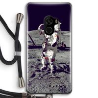 Spaceman: Xiaomi Mi Mix 2 Transparant Hoesje met koord