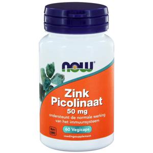 NOW Zink picolinaat 50 mg (60 vcaps)