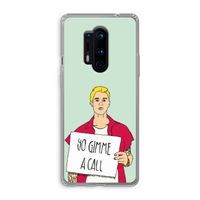 Gimme a call: OnePlus 8 Pro Transparant Hoesje