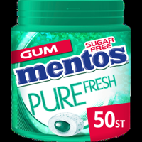 Mentos Gum Pure Fresh Wintergreen Suikervrij Pot 50 stuks bij Jumbo