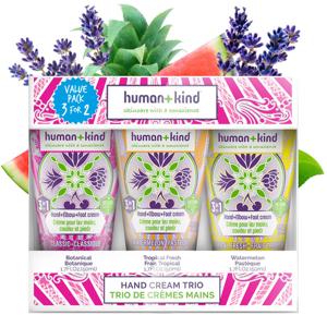 Human+Kind Hand elleboog voet creme trio vegan