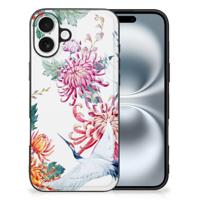 iPhone 16 Dierenprint Telefoonhoesje Bird Flowers