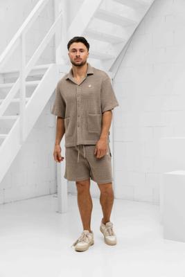 Equalité Lyra Knitted Croched Zomerset Lichtbruin - Maat S - Kleur: Taupe | Soccerfanshop