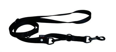 MARTIN HONDENRIEM MULTIPURPOSE NYLON ZWART