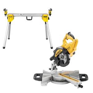 DeWALT DWS773SET Afkort-/Verstekzaag 216mm 1300W + DE7033 Onderstel