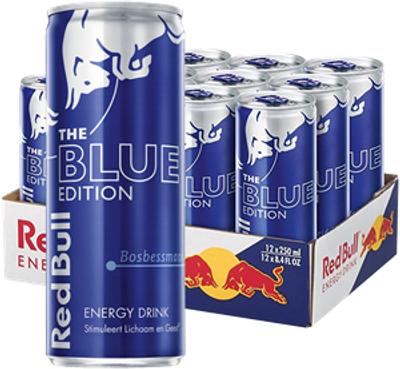 Red Bull Blue Edition Bosbes (12 x 250 ml)