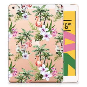 Apple iPad 10.2 | iPad 10.2 (2020) | 10.2 (2021) Back Case Flamingo Palms