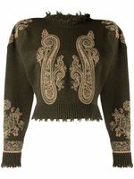 ETRO pull Maglie à broderies - Vert - thumbnail