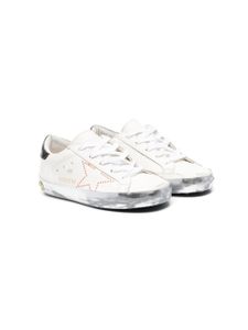 Golden Goose Kids baskets Super-Star - Blanc