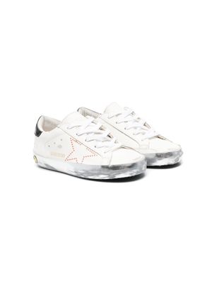 Golden Goose Kids baskets Super-Star - Blanc