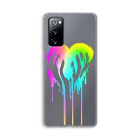 Hold My Heart: Samsung Galaxy S20 FE / S20 FE 5G Transparant Hoesje