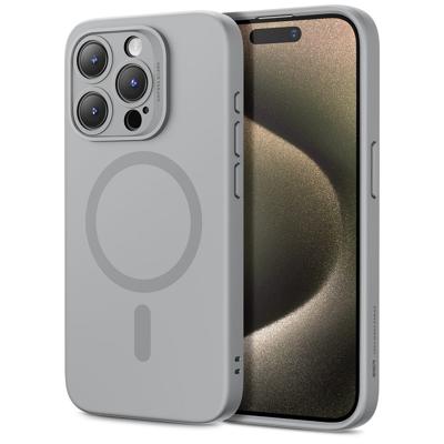 iPhone 15 Pro Max Cloud Soft Case (HaloLock) - Grey