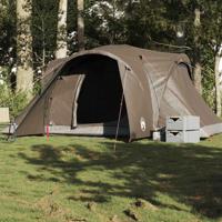 VidaXL Koepeltent 6-persoons waterdicht bruin - thumbnail