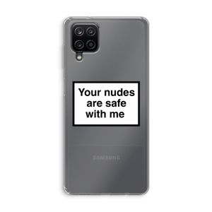 Safe with me: Samsung Galaxy A12 Transparant Hoesje