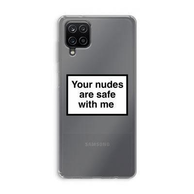 Safe with me: Samsung Galaxy A12 Transparant Hoesje