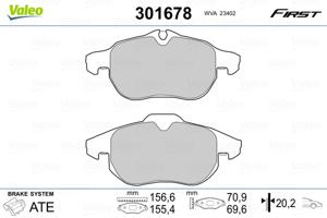 Valeo Remblokset 301678