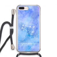 Sterrenbeeld - Licht: iPhone 8 Plus Transparant Hoesje met koord