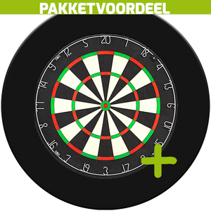 Lena Professional Dartbord + Rubberen Surround