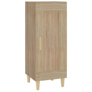 vidaXL Dressoir 34,5x34x90 cm bewerkt hout sonoma eiken