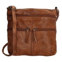 Hide & Stitches Schoudertas Paint Rock Cognac