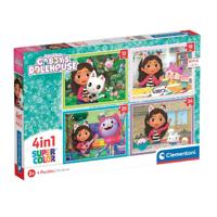 Clementoni 4in1 puzzel gabby's poppenhuis