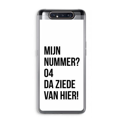 Da ziede van hier: Samsung Galaxy A80 Transparant Hoesje