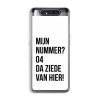 Da ziede van hier: Samsung Galaxy A80 Transparant Hoesje