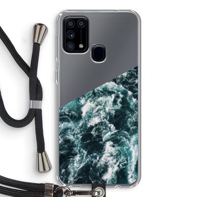 Zee golf: Samsung Galaxy M31 Transparant Hoesje met koord