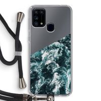 Zee golf: Samsung Galaxy M31 Transparant Hoesje met koord