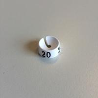 MB wit/zwart 20 voor op kledinghanger