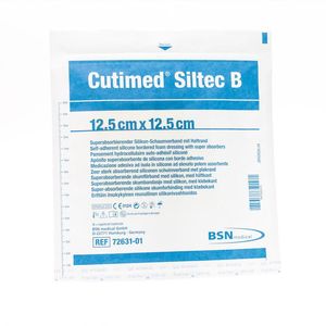 Cutimed Siltec B Kp Steriel 12,5x12,5cm 1 7328401