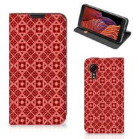 Samsung Galaxy Xcover 5 | Hoesje met Magneet | Batik Rood