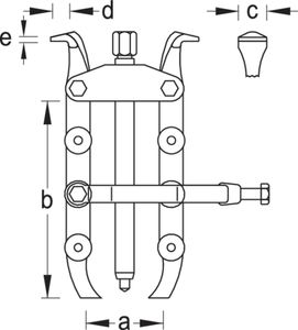 Gedore 8009020 Poelietrekker