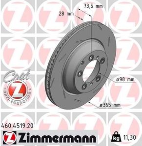 Remschijf COAT Z 460451920