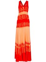 Proenza Schouler robe en maille à imprimé tie-dye - Orange - thumbnail