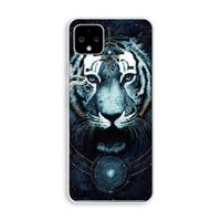 Darkness Tiger: Pixel 4 XL Transparant Hoesje
