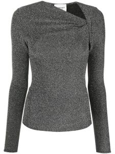 MARANT ÉTOILE haut Baixa à design asymétrique - Argent