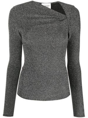 MARANT ÉTOILE haut Baixa à design asymétrique - Argent