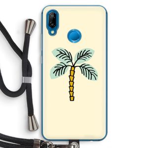 Palmboom: Huawei P20 Lite Transparant Hoesje met koord