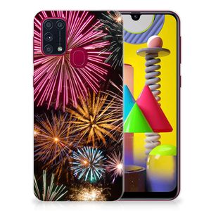 Samsung Galaxy M31 Silicone Back Cover Vuurwerk