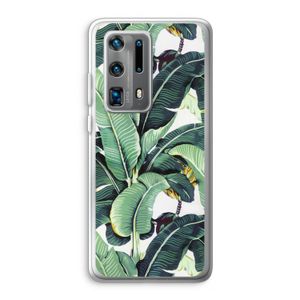 Bananenbladeren: Huawei P40 Pro Plus Transparant Hoesje
