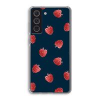 Framboosjes: Samsung Galaxy S21 FE Transparant Hoesje