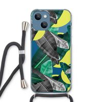 Fantasie jungle: iPhone 13 Transparant Hoesje met koord