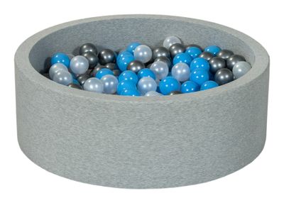 Viking Choice Ballenbak 90 cm met 300 ballen parelmoer, zilver, licht blauw Viking Choice Ballenbak 90 cm met 300 ballen parelmoer, zilver, licht blauw