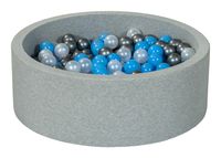 Viking Choice  Ballenbak 90 cm met 300 ballen parelmoer, zilver, licht blauw - thumbnail