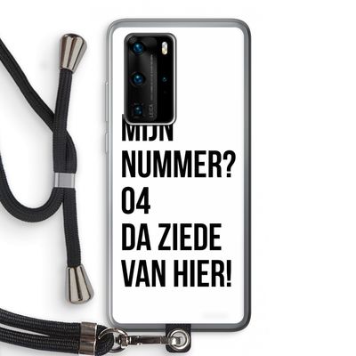 Da ziede van hier: Huawei P40 Pro Transparant Hoesje met koord