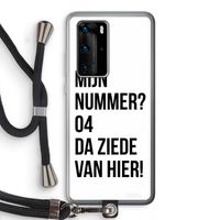 Da ziede van hier: Huawei P40 Pro Transparant Hoesje met koord