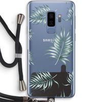 Simple leaves: Samsung Galaxy S9 Plus Transparant Hoesje met koord