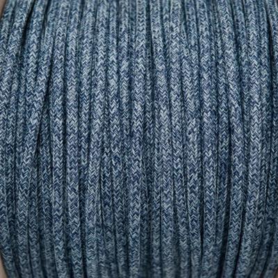 Strijkijzersnoer Rond denim per meter stoffen snoer