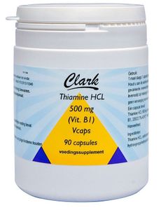 Clark Thiamine HCL Vitamine B1 500mg Capsules
